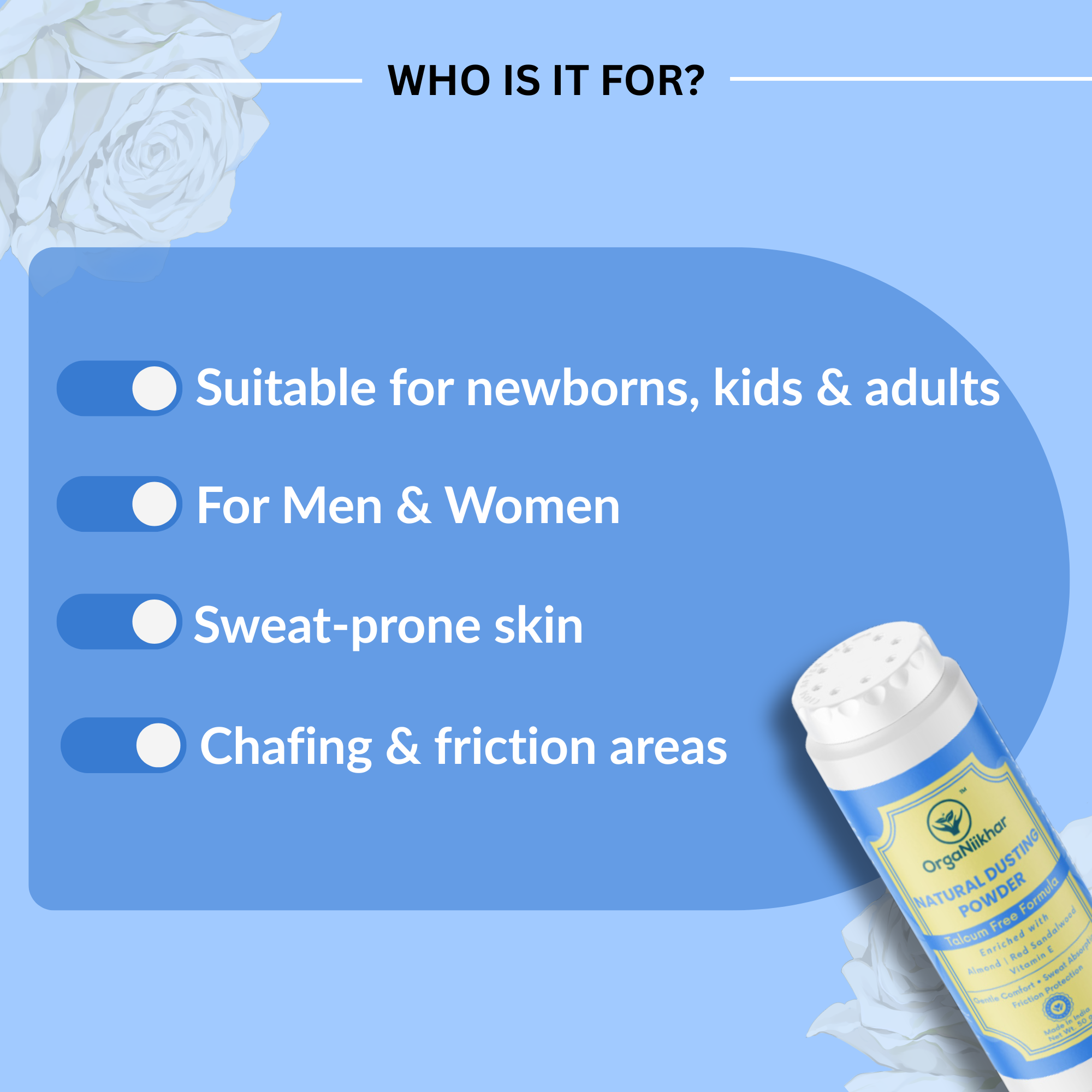 Natural Dusting Powder - 50g