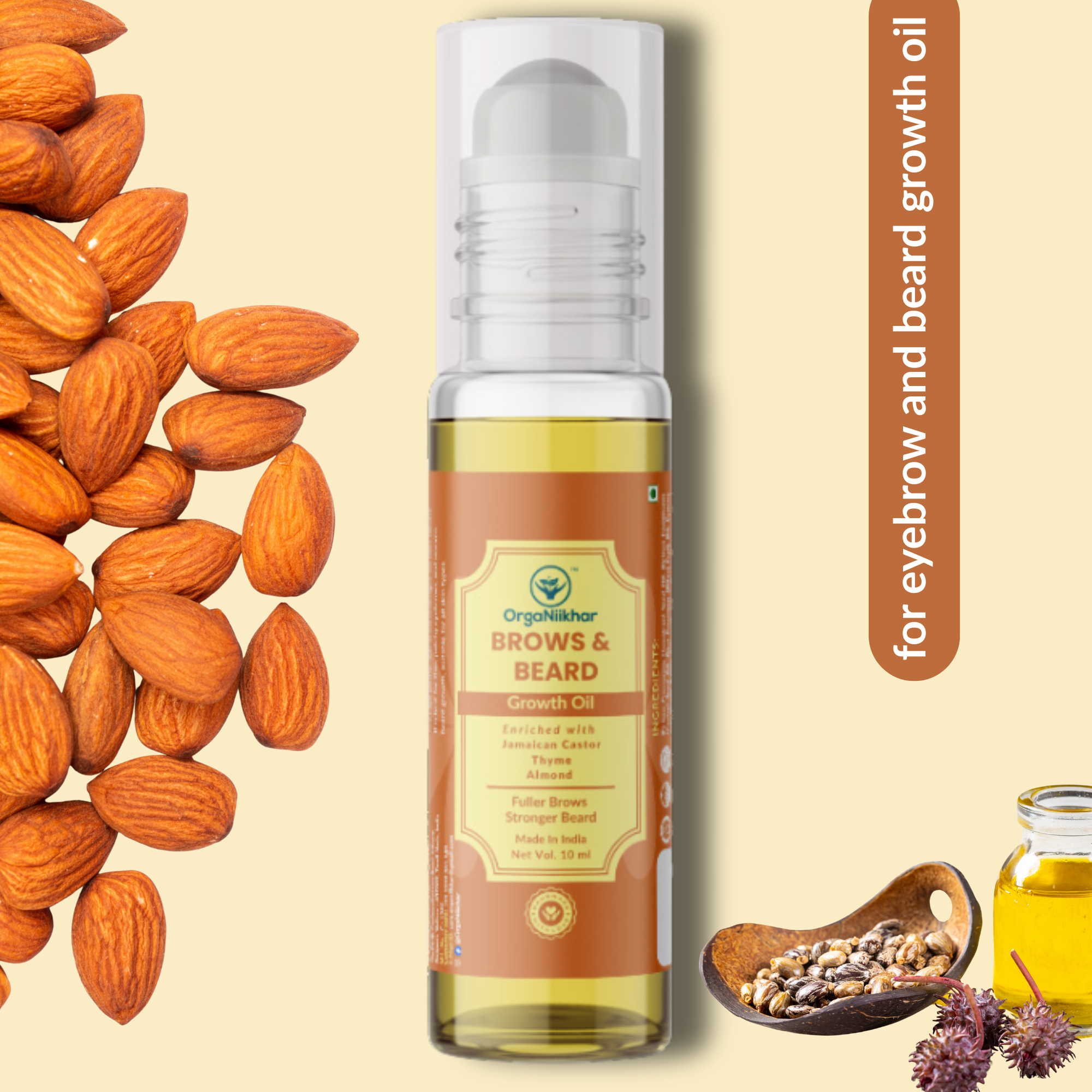 Eyebrow & Beard Growth Oil - 10ml