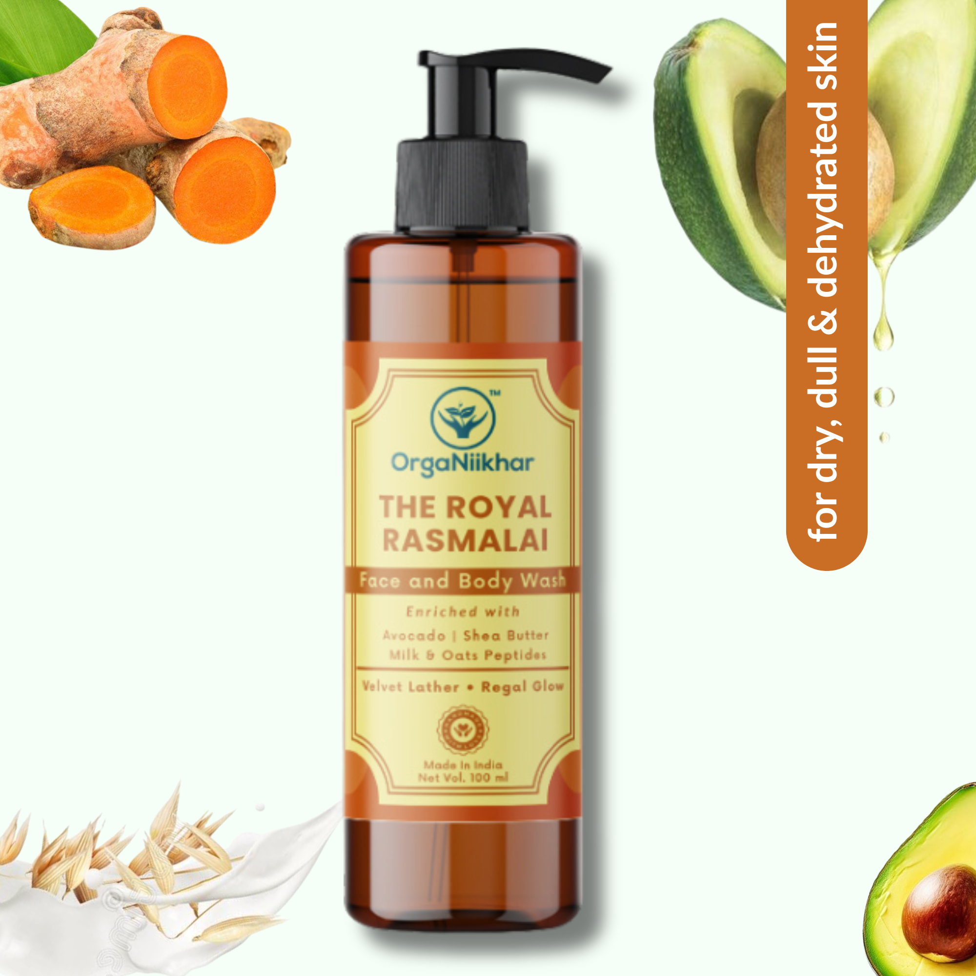 The Royal Rasmalai Face and body wash